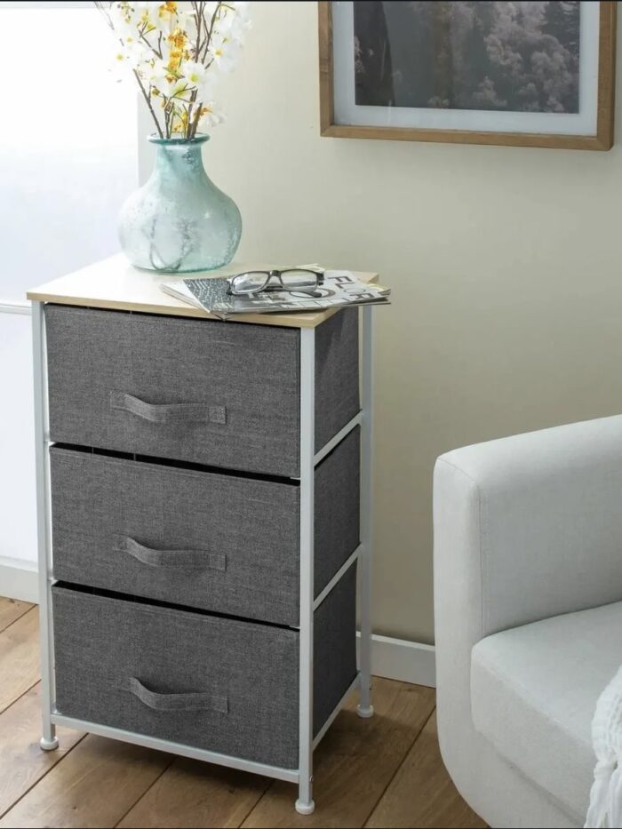 3 Drawer Chocolate Brown Storage Unit