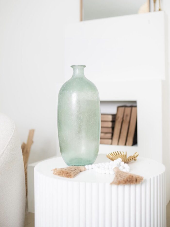 Transparent Green Vase