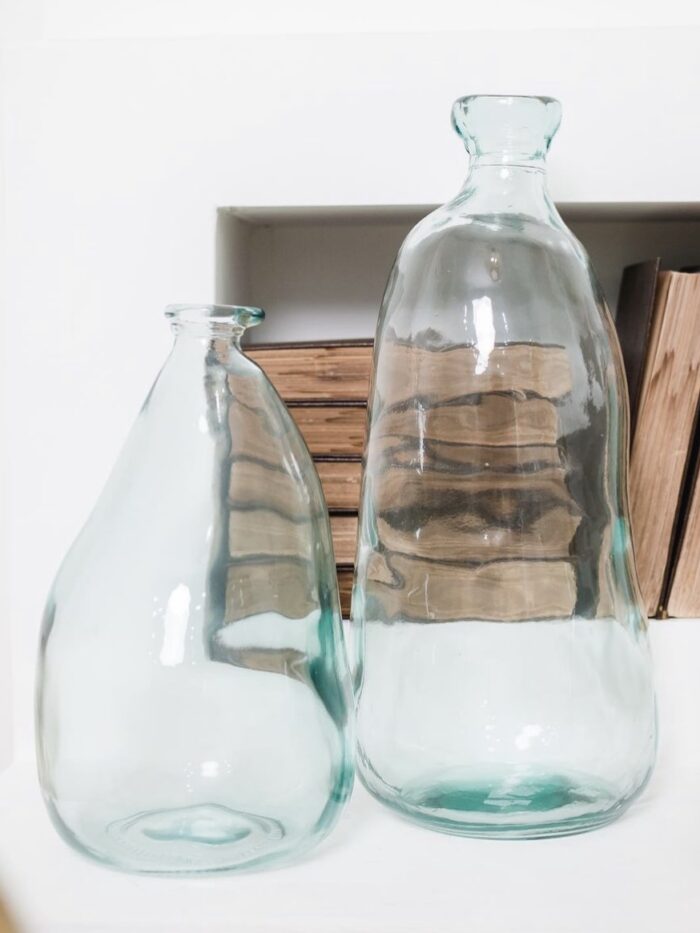 Blue Glass Vases