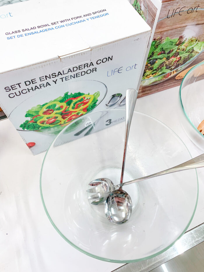 Bowl With Stainless Steel Utensils
