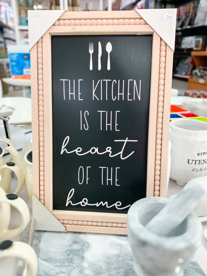 Kitchen Heart of Home Wall Sign