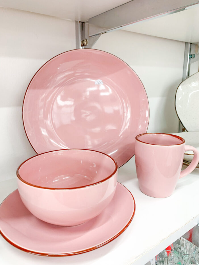 Pink 16PC Dinner Set