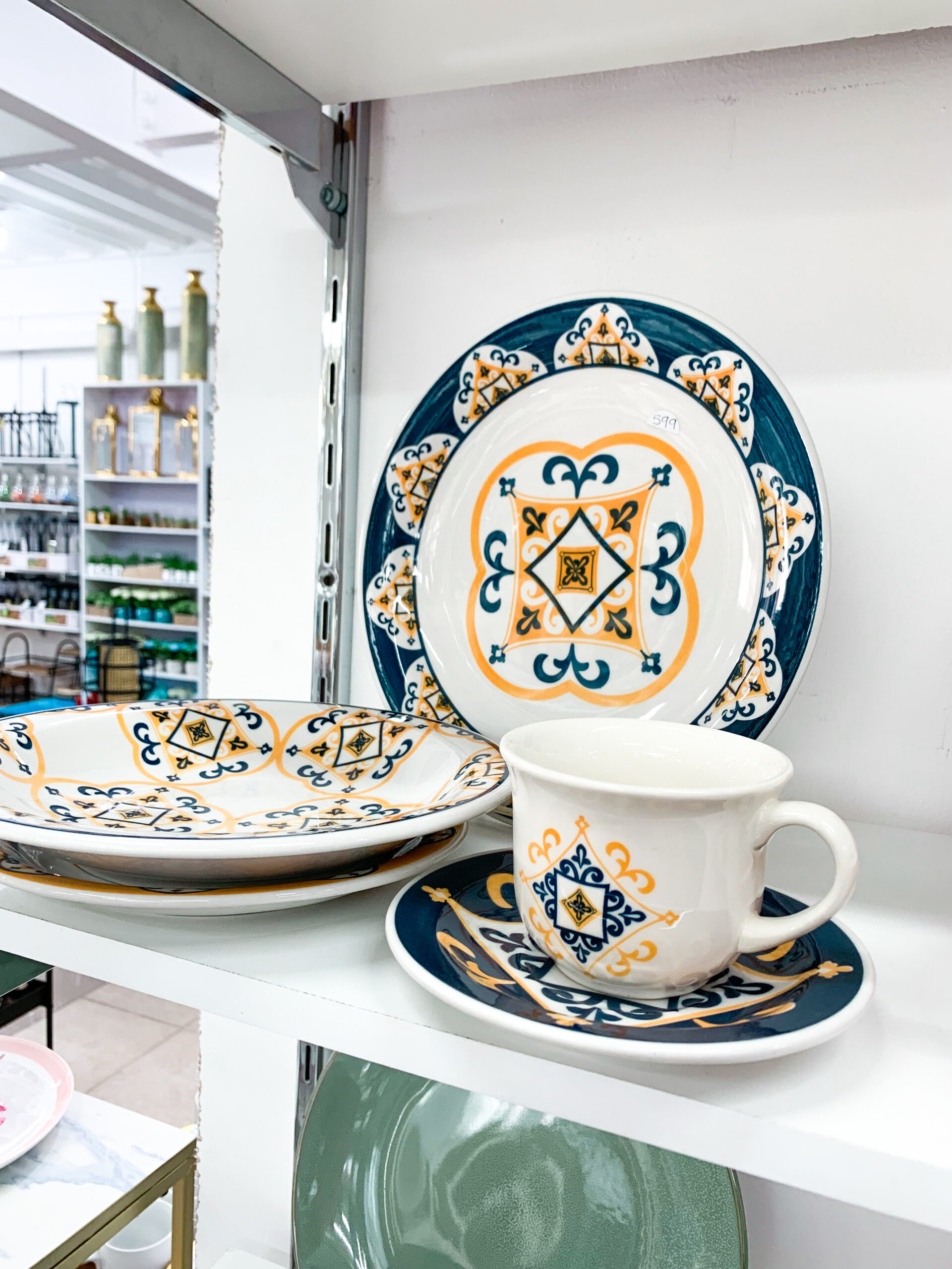Coloured Oxford 20Pc Dinner Set