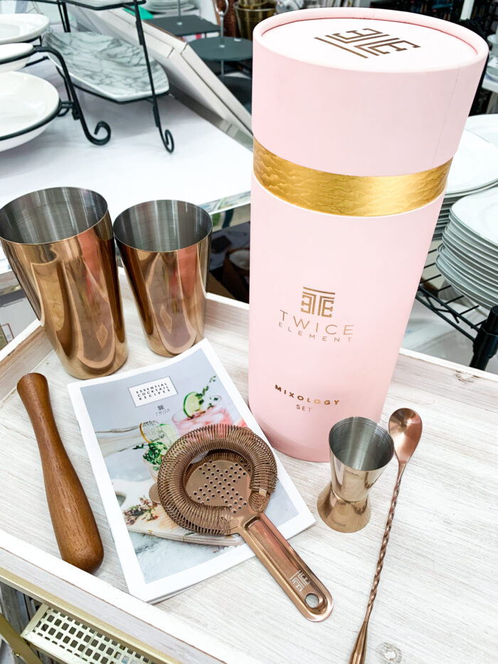Rose Gold Mixology Set