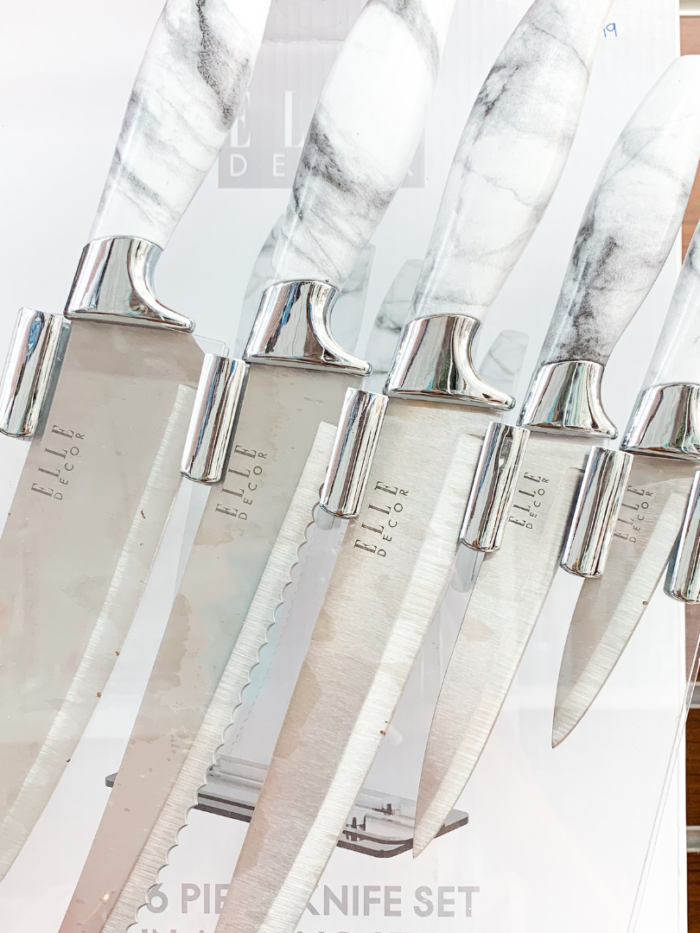 Elle Decor Marble Knife Set