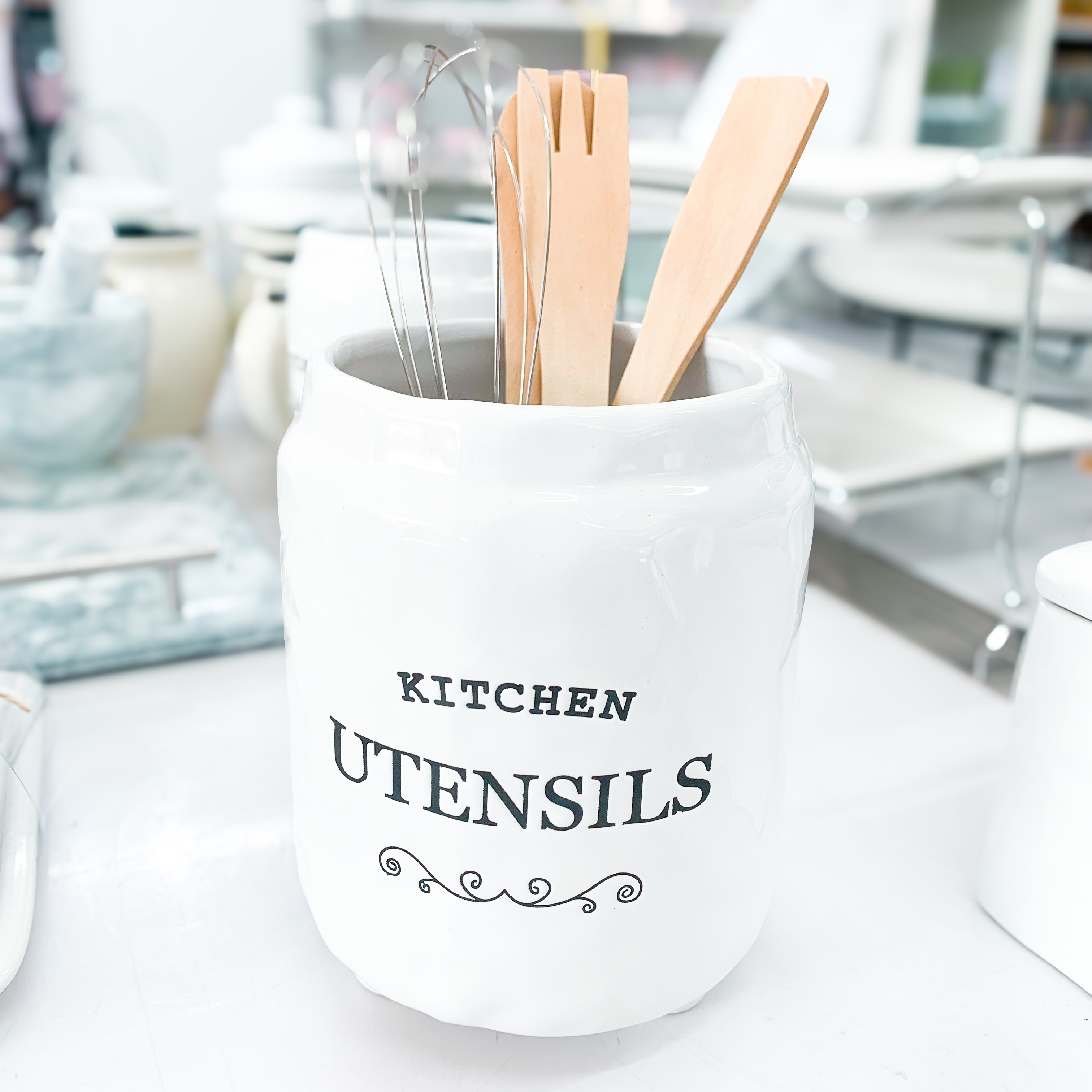 Utensil Holder- Ceramic