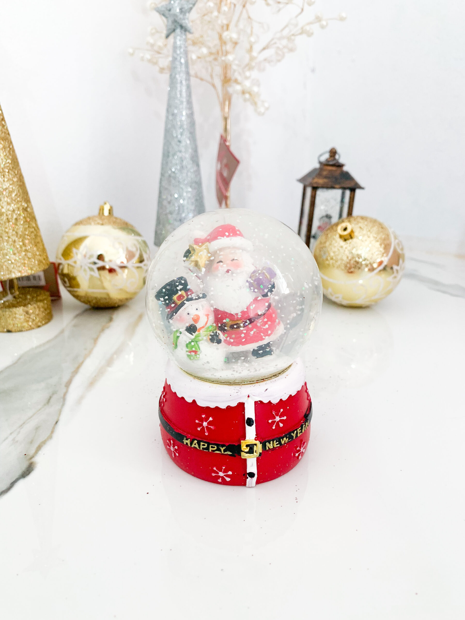 Santa Snow Globe
