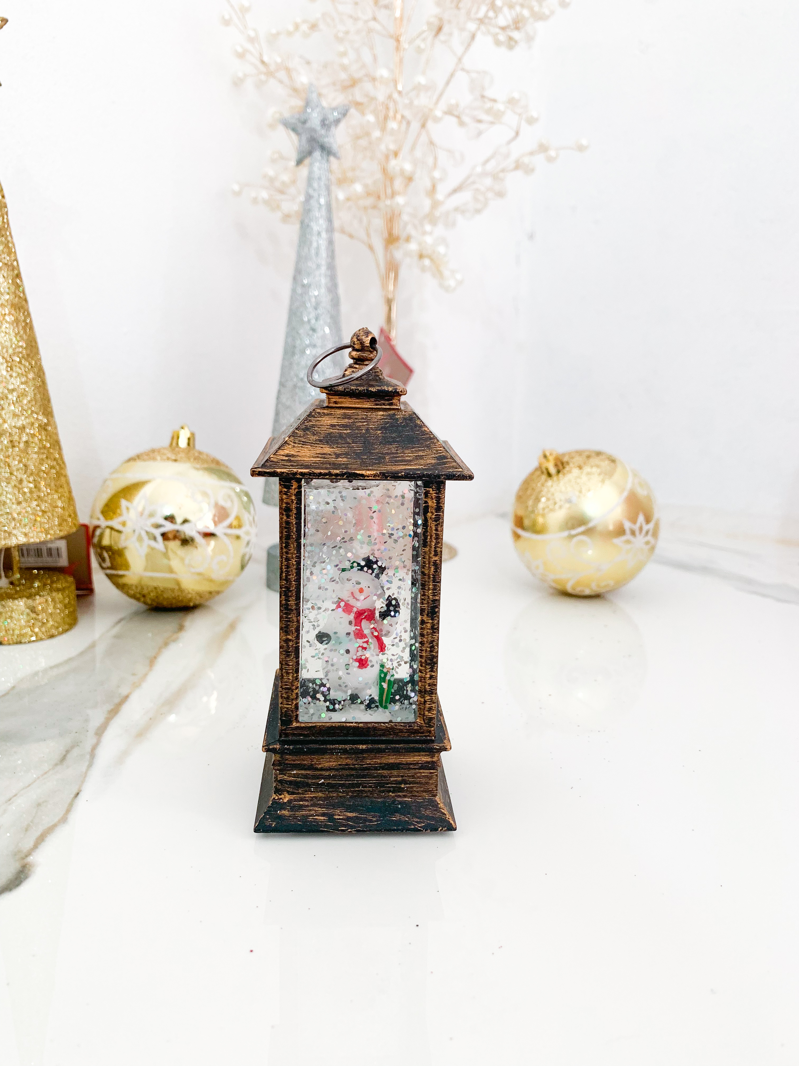 Mini Snowman Lantern
