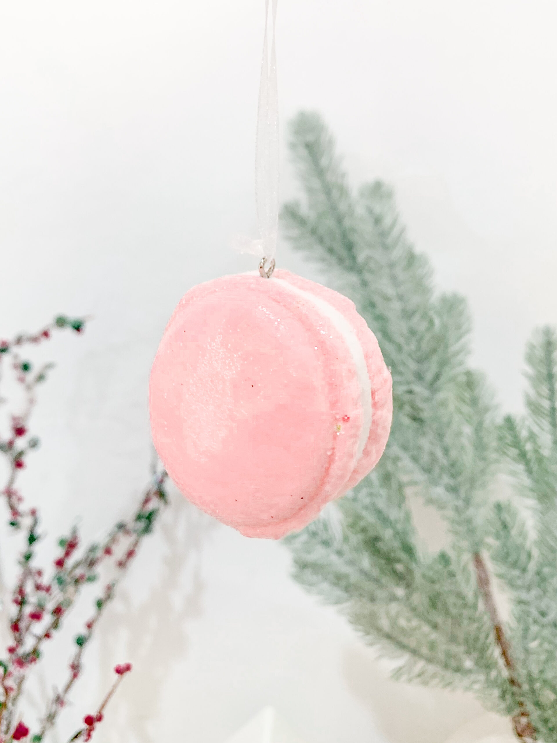 Pink Macaron Ornament
