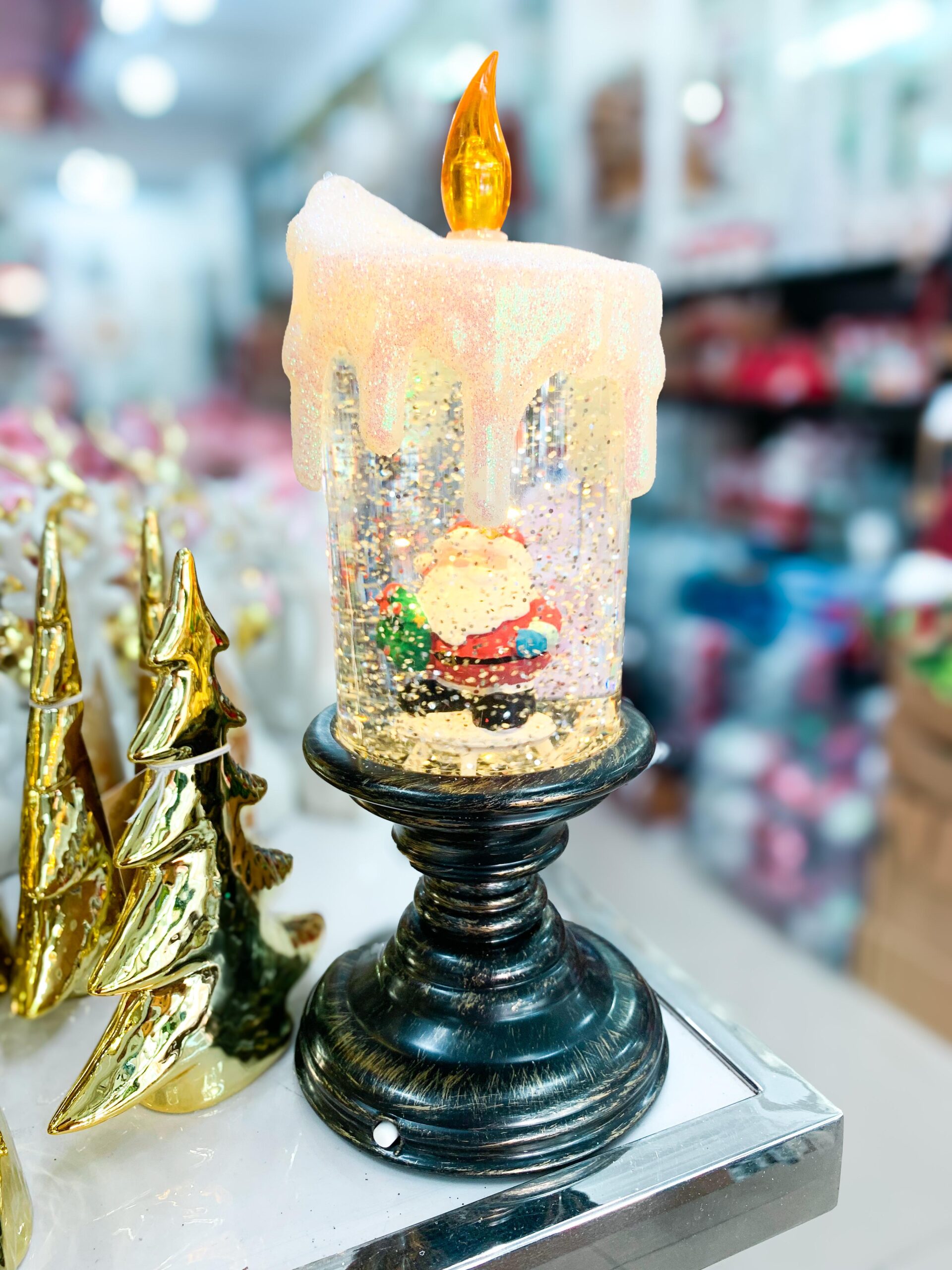 Santa Wax Candle