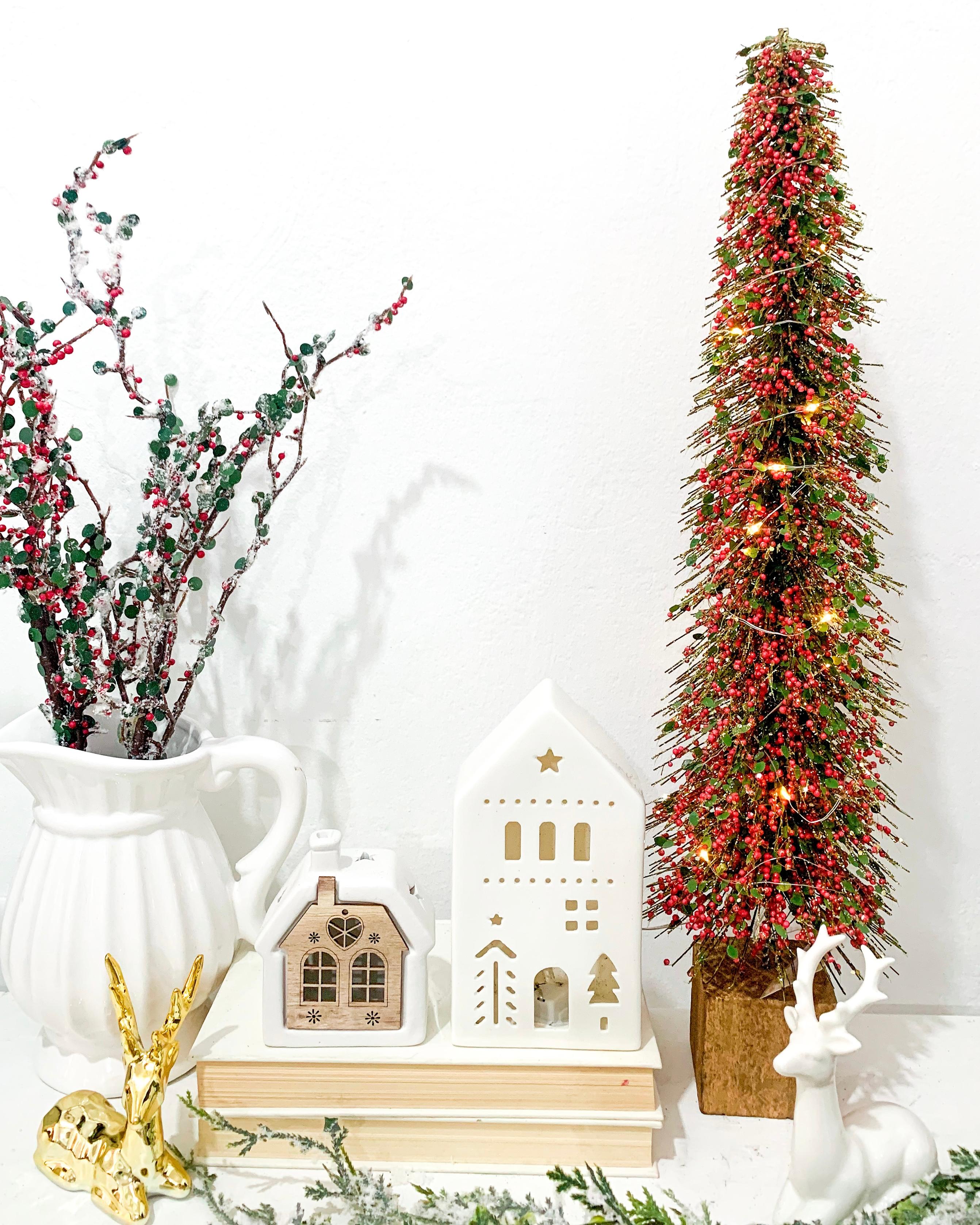 Very Berry Light Up Christmas Trees